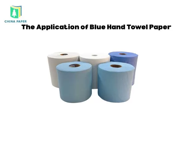 Penerapan Kertas Handuk Tangan Biru