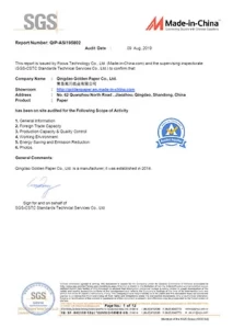Sertifikat SGS