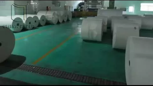 Pulp Kayu Murni Kertas Cetak Offset 680x1000mm 45gsm 48.8gsm